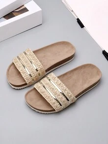 Chicas con banda única Zapatillas para exterior - Dorado - Ver 3