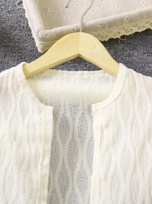 SHEIN 女孩素色吊帶連衣裙&羊腿袖夾克 - 彩色 - 查看 6