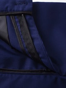 Tween Boy Suits 4-Pieces Suit Set Tuxedos Dresswear Ring Bearer Outfit Wedding Blazer Vest Pants Tie Formal Suits, Navy Blue Size 4-16Y - Navy Blue - View 9