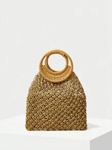 MOTF PREMIUM Móc sự thêu Túi Bucket - Lạc đà - Xem 10