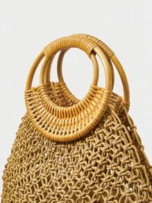 MOTF PREMIUM Móc sự thêu Túi Bucket - Lạc đà - Xem 8