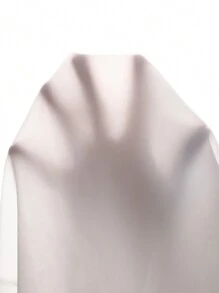 Girls Ruched Front Puff Sleeve Ruched Front Shirt - White - View 7