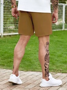 Manfinity Homme Quần Short Nam - Lạc đà - Xem 2