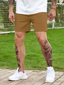 Manfinity Homme Quần Short Nam - Lạc đà - Xem 5