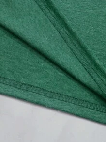 SHEIN LUNE 黃牛&標語圖案T恤