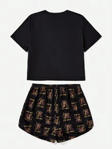 Vincenttrinidadart Chữ cái & Đồ họa hoạt hình Bộ PJ - màu đen - Xem 2