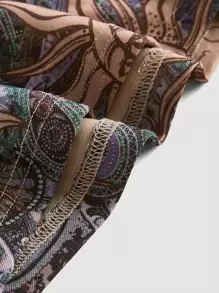 SHEIN MOD Retro Hình in mặt trời & mặt trăng Cami ngọn - Nhiều màu - Xem 5