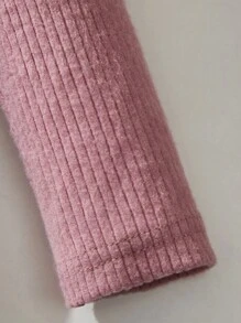 SHEIN 嬰兒女孩休閒全配針織上衣套裝，3件組 - 彩色 - 查看 4