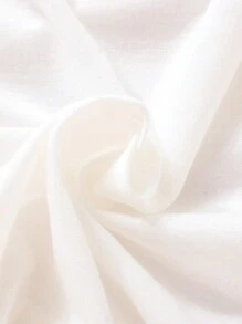 SHEIN 新生兒夏季休閒可愛實用百搭基本款Y2k、多巴胺和心形印花T恤 - 白色 - 查看 7