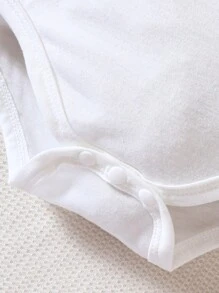Mono Con Estampado De Letra Para Bebé Niña - Blanco - Ver 7