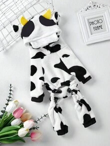 PETSIN 1入組卡通設計寵物連體褲適用於貓和小狗 - 彩色 - 查看 2