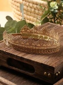 Newborn Photography Crown Prop - Gold - View 6