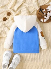 Áo nỉ tay raglan in chữ và hoạt hình cho bé trai - Nhiều màu - Xem 2