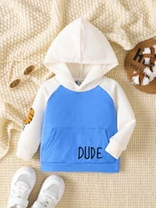 Áo nỉ tay raglan in chữ và hoạt hình cho bé trai - Nhiều màu - Xem 3