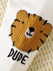 Áo nỉ tay raglan in chữ và hoạt hình cho bé trai - Nhiều màu - Xem 6