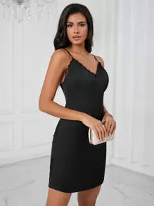 Aveloria Lace Trim Cami Dress