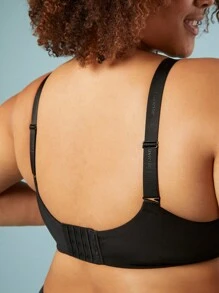 LUVLETTE Áo ngực Plus Dream Curve Air Plunge T-Shirt - màu đen - Xem 7