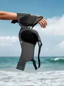 LUVLETTE Áo ngực Plus Dream Curve Air Plunge T-Shirt - màu đen - Xem 9