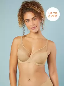 LUVLETTE Plunge T-Shirt Bra - Apricot - View 9