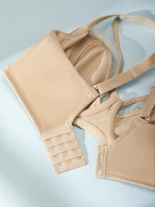 LUVLETTE Plunge T-Shirt Bra - Apricot - View 8