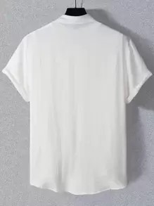 Manfinity RSRT Men Geo Print Shirt Without Tee - White - View 2