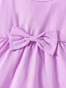 Baby Girls' Cute Bow Knot Long Sleeve 2Pcs Outfit Set For Autumn - Multicolor - View 8