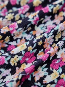 女孩印花百褶半身裙 - 彩色 - 查看 5