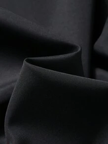 Manfinity Homme Áo khoác gió ngoài trời Varsity dáng rộng cho nam có viền sọc và khóa kéo, áo khoác nhẹ tay dài màu đen, dành cho bạn bè, chồng, quà tặng bạn trai, áo khoác bóng chày, mùa thu - màu đen - Xem 3