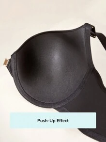 LUVLETTE Áo ngực Plus Dream Curve Support + Đóng phía trước - màu đen - Xem 5