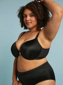 LUVLETTE Áo ngực Plus Dream Curve Support + Đóng phía trước - màu đen - Xem 8