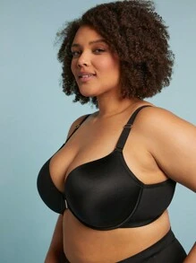LUVLETTE Áo ngực Plus Dream Curve Support + Đóng phía trước - màu đen - Xem 9
