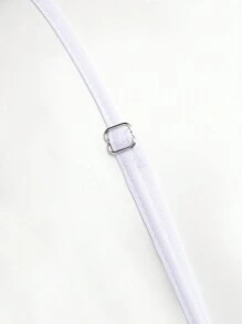 SHEIN BAE Rhinestone Detail Cami Top - White - View 3