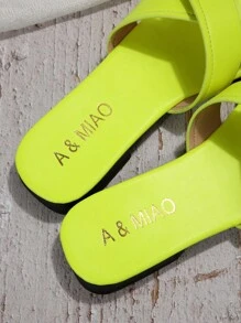 Dép bệt Nữ - Màu vàng - Xem 5