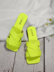 Dép bệt Nữ - Màu vàng - Xem 8