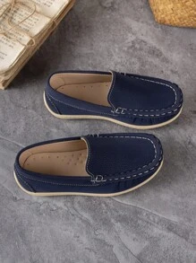 1 Pair Comfortable Non-Slip Versatile Lightweight Casual Flat Shoes, Simple & Fashionable Style For Children Everyday Use, Suitable For All Seasons