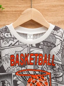 Young Boy Pop Art Print Sweatshirt - Multicolor - View 4