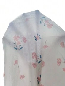 花卉印花生菜边吊带睡衣睡裙