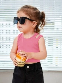 SHEIN Baby Cut Out Tank Top