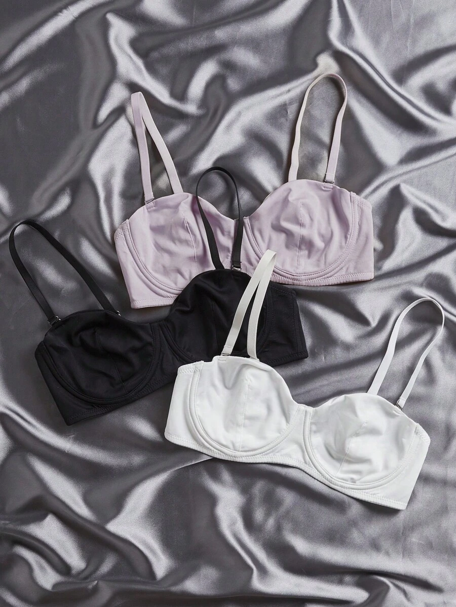 Áo ngực & Áo lót Nữ màu trơn Giản dị-Thoải mái - Nhiều màu - Xem 1