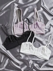 Áo ngực & Áo lót Nữ màu trơn Giản dị-Thoải mái - Nhiều màu - Xem 2