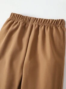 SHEIN Chàng trai trẻ In kẻ sọc Áo sơ mi & Quần - Nhiều màu - Xem 4