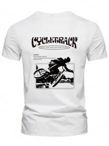 Áo thun & Áo lót Nam Slogan Giải trí - trắng - Xem 6