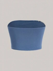 SHEIN ICON 字母與蝴蝶印花抹胸上衣 - 彩色 - 查看 2