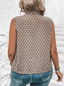 SHEIN LUNE 大碼滿版印花襯衫 - 彩色 - 查看 3