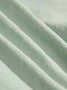 男嬰素色前紐扣斜口袋襯衫連體短褲 - 薄荷綠 - 查看 6