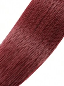 3Pcs Burgundy Bundles Colored Human Hair Ombre Bundles 1B/burg 100% Unprocessed 2 Tone Ombre 3 Bundles Human Straight Hair Extension for Women