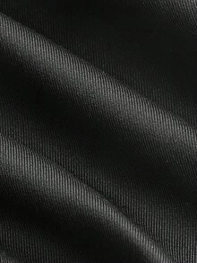 SHEIN 孕婦素色七分打底褲 - 黑色 - 查看 6