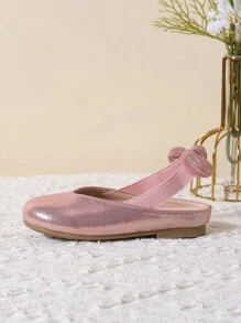 Giày bệt nữ có nơ trang trí cho mùa hè - Hồng - Xem 5