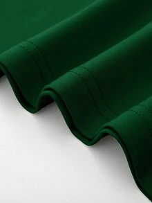 Manfinity EMRG Hombres Camiseta con slogan & con estampado de escultura - Verde Oscuro - Ver 3