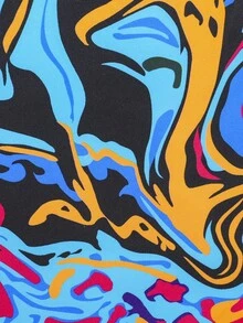 SHEIN 女孩滿版印花連衣裙 - 彩色 - 查看 7